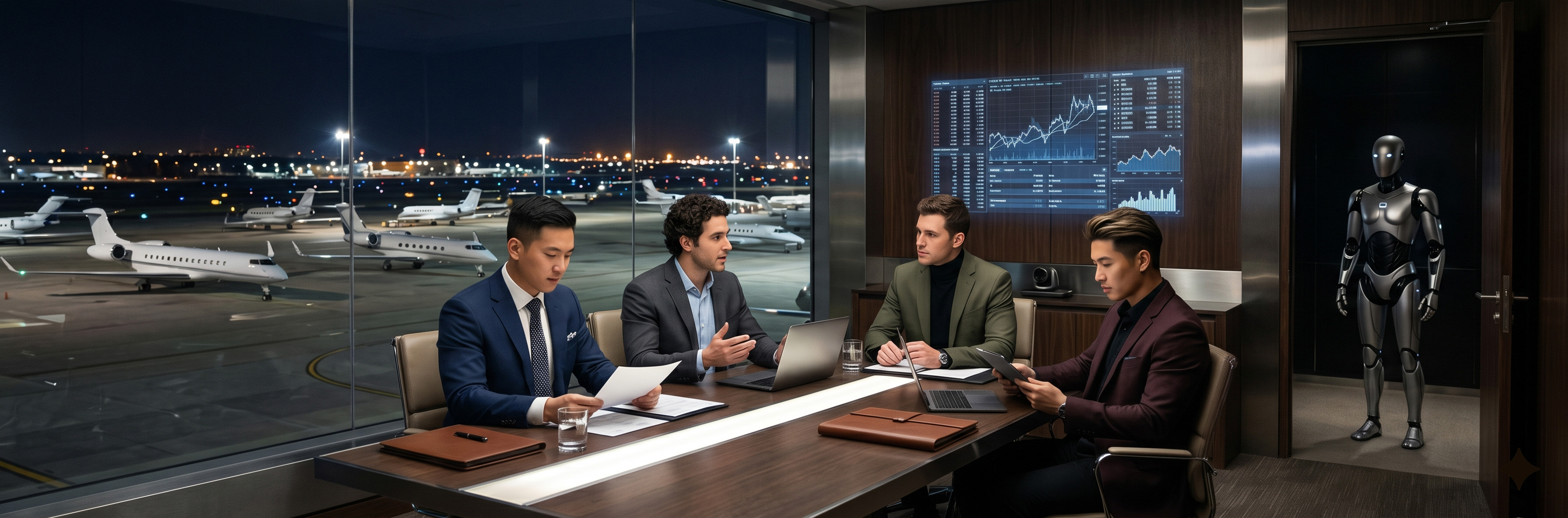 GLO Corporate FBO Suite — Premium Private Aviation Intelligence